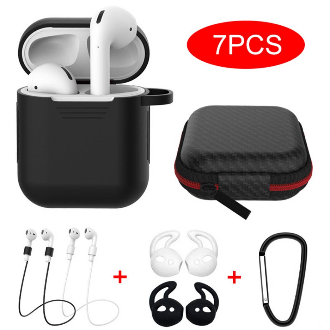7Pcs портативный силиконовый Bluetooth наушники хранения сумка Cсэ Box для AIRPod
7Pcs портативный силиконовый Bluetooth наушники хранения сумка Cсэ Box для AIRPod