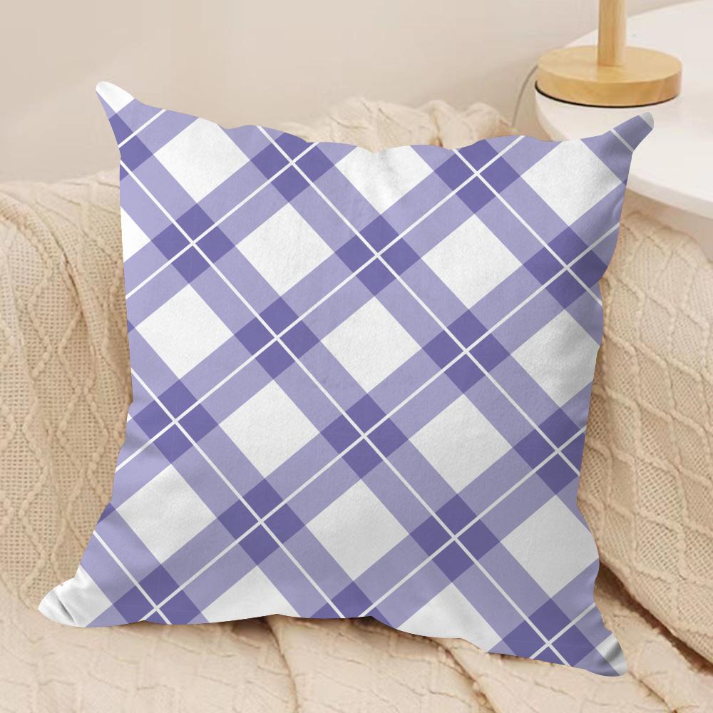 Simple purple plaid print Cushion Cover Soft Plush Throw Pillow Cover DoubleSided Printed Cushion Case Sofa Home Decor 30x30cm
Simple purple plaid print Cushion Cover Soft Plush Throw Pillow Cover DoubleSided Printed Cushion Case Sofa Home Decor 30x30cm