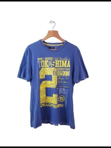 Mens Blue Round Neck Cotton Basic T shirt Size Medium M ( Tokushima Tokyo ) M
Mens Blue Round Neck Cotton Basic T shirt Size Medium M ( Tokushima Tokyo ) M