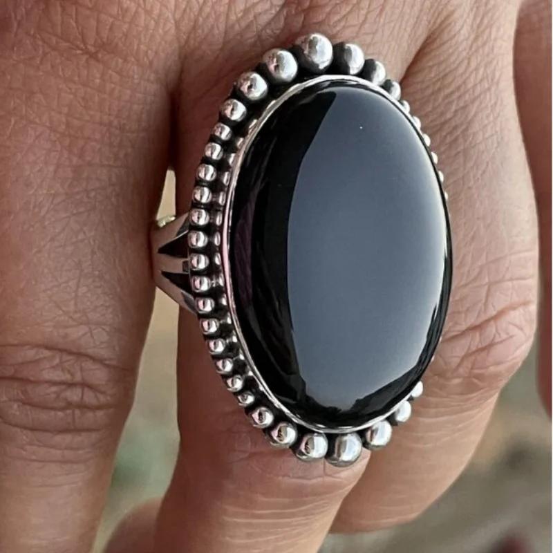 Gothic Personalized Vintage Design Oval Women s Ring, Niche Fashion Punk Style Holiday Party Accessory Gift 10
Gothic Personalized Vintage Design Oval Women s Ring, Niche Fashion Punk Style Holiday Party Accessory Gift 10