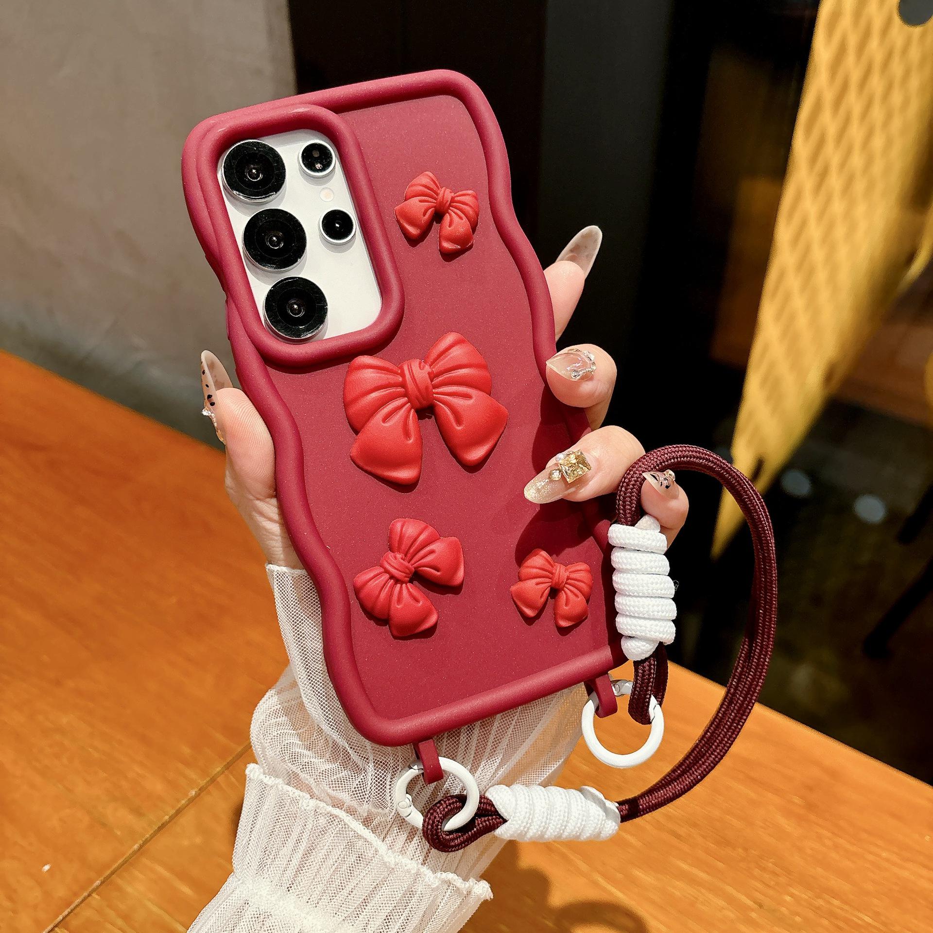 Compatible Samsung S25 Ultra Case: Large Wave Bow Design with Lanyard Hole for S24 Plus S24 вино красного
Compatible Samsung S25 Ultra Case: Large Wave Bow Design with Lanyard Hole for S24 Plus S24 вино красного