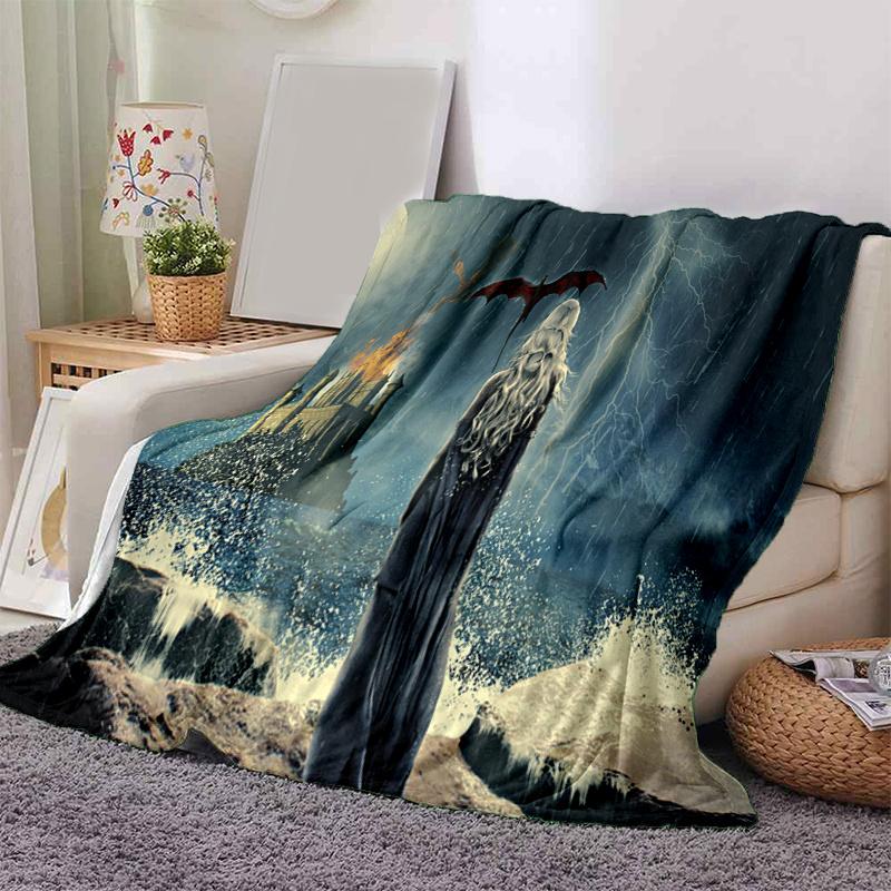 Fantasy Artwork: Dragon Over Castle in Stormy Weather Wall Art PrintPrint Blanket, Soft Blanket For Sofa Office Bed And Travelling Daughter 130cm×150cm(50in×60in)
Fantasy Artwork: Dragon Over Castle in Stormy Weather Wall Art PrintPrint Blanket, Soft Blanket For Sofa Office Bed And Travelling Daughter 130cm×150cm(50in×60in)