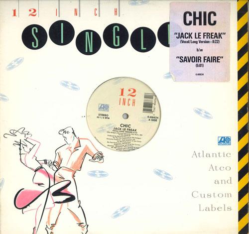 12inch Record CHIC - Jack Le Freak 086634 Atlantic 1987 US Dance & Electronica Used
12inch Record CHIC - Jack Le Freak 086634 Atlantic 1987 US Dance & Electronica Used