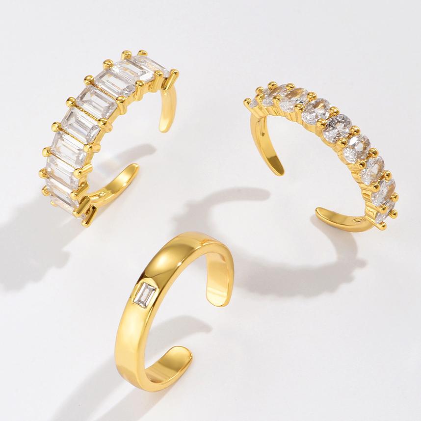 Sparkling Square Clear Zircon Opening Rings Set for Woman Classic Luxury Finger Ring Wedding Party Gift 2022 New Trend
Sparkling Square Clear Zircon Opening Rings Set for Woman Classic Luxury Finger Ring Wedding Party Gift 2022 New Trend