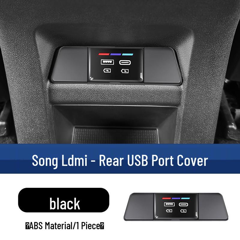 BYD Song L DMI Rear USB Port Protector - Interior Car Charger Cover Modification
BYD Song L DMI Rear USB Port Protector - Interior Car Charger Cover Modification