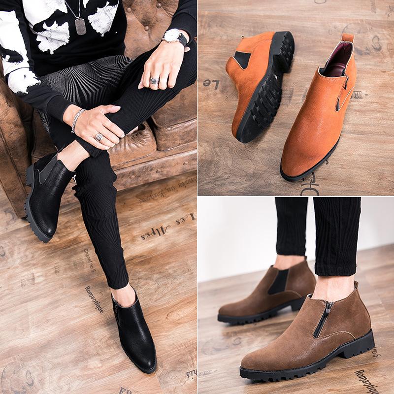 2024 autumn and winter men s high-top Martin boots British tide velvet thickened thermal cotton boots Chelsea casual short boots 38
2024 autumn and winter men s high-top Martin boots British tide velvet thickened thermal cotton boots Chelsea casual short boots 38