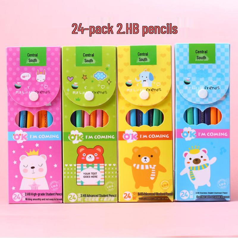 Южно-Центральные 24 нетоксичных карандаша HB для рисования мультфильмов для детей 2HB
Южно-Центральные 24 нетоксичных карандаша HB для рисования мультфильмов для детей 2HB