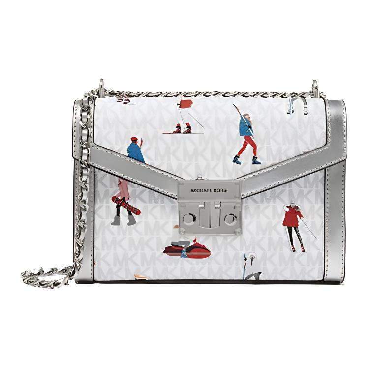 Michael Kors MK Jet Set Girls Ski Series Monogram Chain Fashion Casual Travel Envelope Shoulder Bag Women Bags White 35H1S5CF2V-163 Basic Set (Bag+Dust Bag)
Michael Kors MK Jet Set Girls Ski Series Monogram Chain Fashion Casual Travel Envelope Shoulder Bag Women Bags White 35H1S5CF2V-163 Basic Set (Bag+Dust Bag)