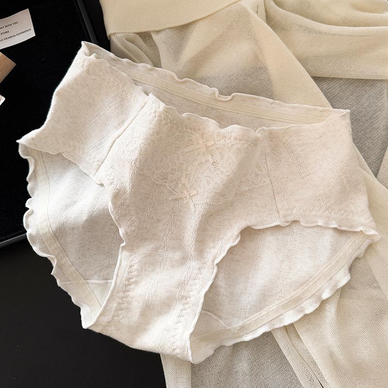 Ladies Spring and Autumn New Lace Cotton 7A Bacteriostatic Extended Crotch Triangle Briefs XL/XXL абрикосовий
Ladies Spring and Autumn New Lace Cotton 7A Bacteriostatic Extended Crotch Triangle Briefs XL/XXL абрикосовий