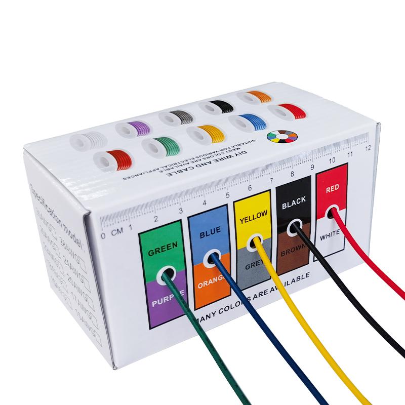 5 Roll 18AWG Stranded Wire Spool-Flexible PVC Tinned Copper Electronic Wire - Electrical Tinned Copper Wire-5 Colors - 16.4ft Other&18AWG 5x5M білий
5 Roll 18AWG Stranded Wire Spool-Flexible PVC Tinned Copper Electronic Wire - Electrical Tinned Copper Wire-5 Colors - 16.4ft Other&18AWG 5x5M білий