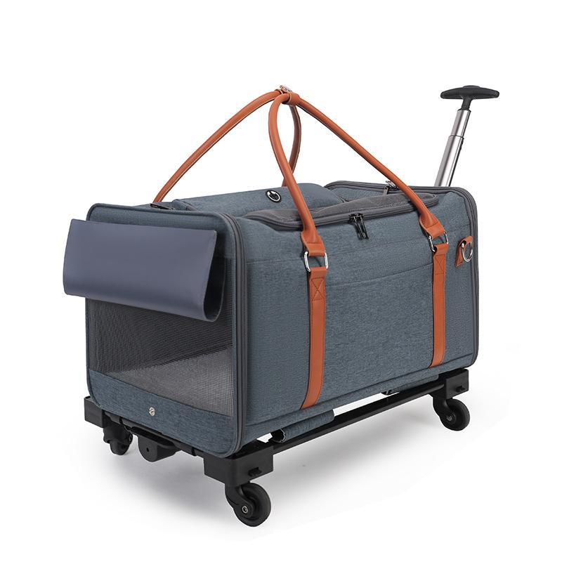 Portable Pet Carrier Backpack with Wheels Cat Cart Portable Supplies for Going Out Folding Luggage Pets Bag Products Supplies синій
Portable Pet Carrier Backpack with Wheels Cat Cart Portable Supplies for Going Out Folding Luggage Pets Bag Products Supplies синій
