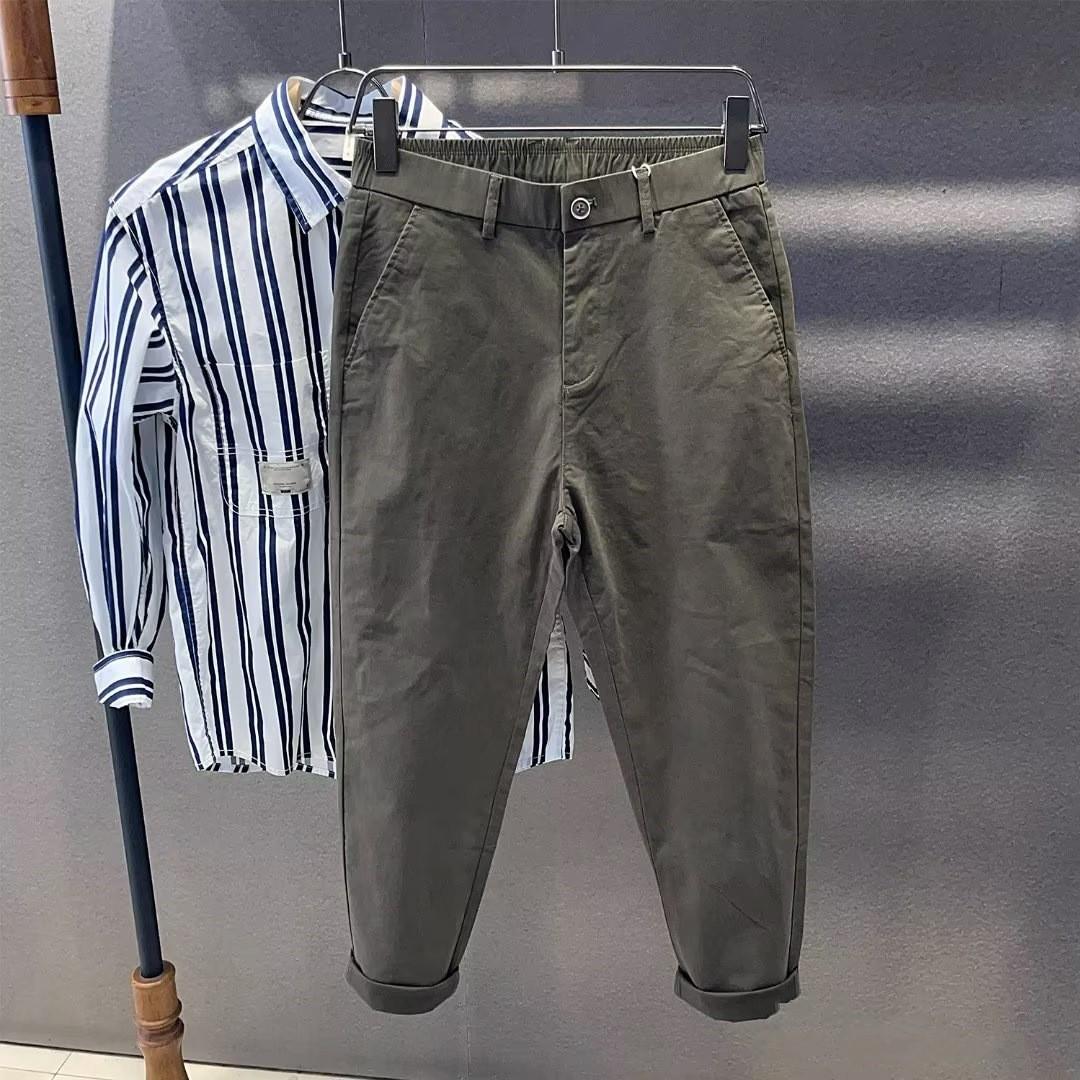 Men s Autumn American Retro Casual Cropped Pants Solid Color Mid Waist Multi Pocket Work Pants 27
Men s Autumn American Retro Casual Cropped Pants Solid Color Mid Waist Multi Pocket Work Pants 27