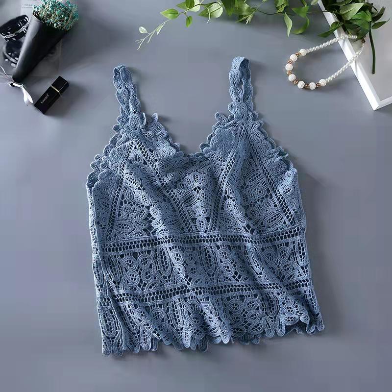 New Korean Style Knit Lace Tank Top - Casual, Sweet, See-Through, Black (Spring/Summer) One Size
New Korean Style Knit Lace Tank Top - Casual, Sweet, See-Through, Black (Spring/Summer) One Size