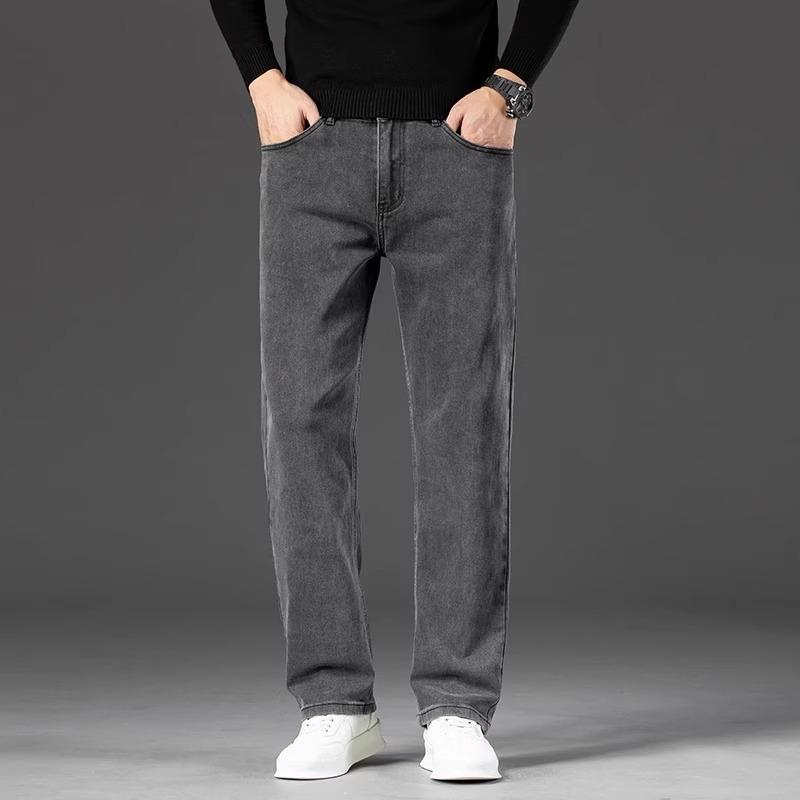 Весна и осень зима новые мужские обычные джинсы облегающие прямые эластичные деловые универсальные длинные брюки 38
Весна и осень зима новые мужские обычные джинсы облегающие прямые эластичные деловые универсальные длинные брюки 38