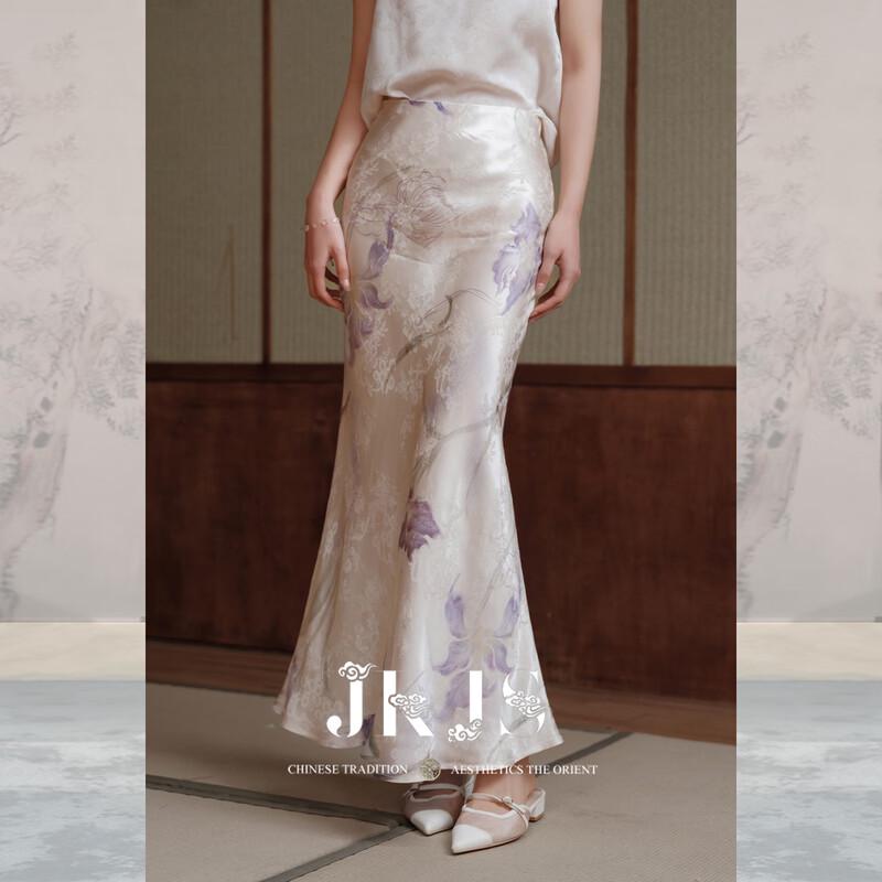 JK&JS Ziman Ci Chinese Style Rayon Jacquard Print Mermaid Skirt M
JK&JS Ziman Ci Chinese Style Rayon Jacquard Print Mermaid Skirt M
