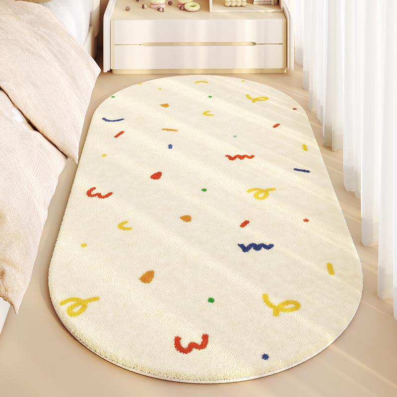 Одеяло из кашемира с рисунком из мультфильма: Нескользящий толстый коврик для пола в детской комнате или эркере 60x160cm, non-slip faux cashmere
