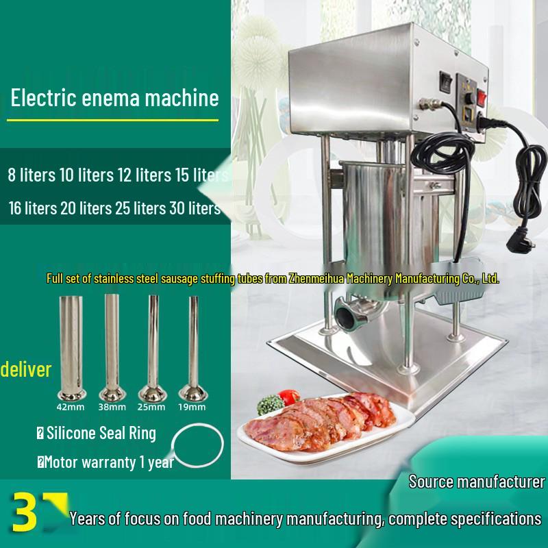 Commercial Stainless Steel Electric Sausage Stuffer Machine, Fully Automatic, Multi-Specification, Food Grade
Commercial Stainless Steel Electric Sausage Stuffer Machine, Fully Automatic, Multi-Specification, Food Grade