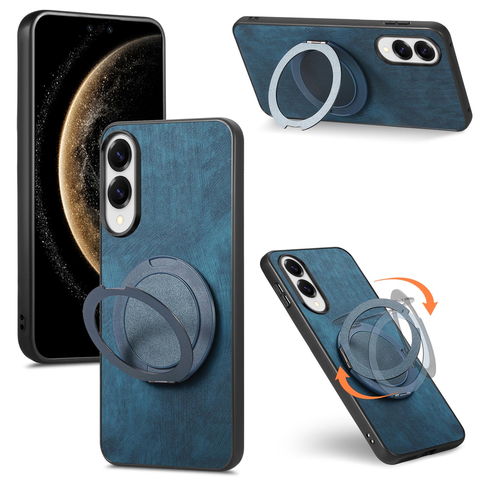 For Samsung Galaxy S25 Edge Phone Case with Rotating Kickstand Stress Relief Retro Leather Back Cover Blue
For Samsung Galaxy S25 Edge Phone Case with Rotating Kickstand Stress Relief Retro Leather Back Cover Blue