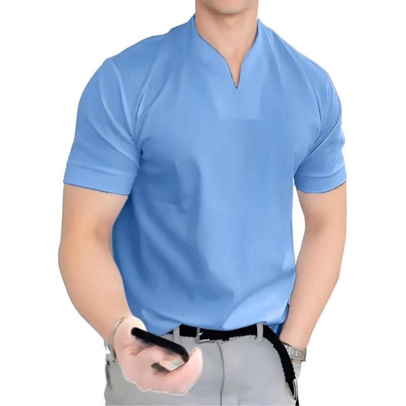2026 Summer Men s Fitness Cotton V-neck T-shirt 3XL небо синє кольору
2026 Summer Men s Fitness Cotton V-neck T-shirt 3XL небо синє кольору