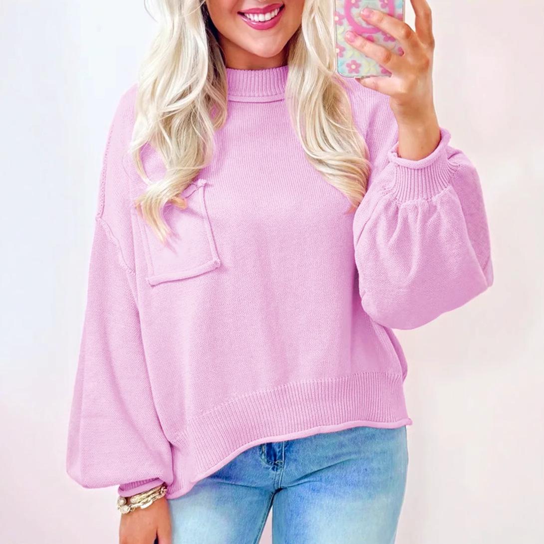 Women s Autumn Long Sleeve Pullover with Large Pocket – Casual European & American Style Warm Sweater Small розовый
Women s Autumn Long Sleeve Pullover with Large Pocket – Casual European & American Style Warm Sweater Small розовый