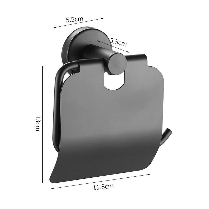 304 Stainless Steel No Drilling Toilet Paper Holder with Cover, Wall Mount Tissue Paper Roll Holder – Rustproof, Large Capacity чорний
304 Stainless Steel No Drilling Toilet Paper Holder with Cover, Wall Mount Tissue Paper Roll Holder – Rustproof, Large Capacity чорний