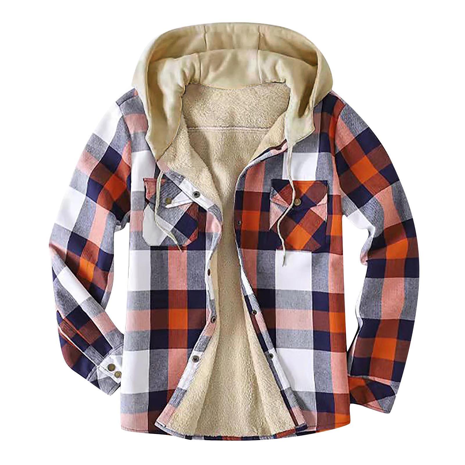 Мужская клетчатая рубашка на стеганой подкладке на пуговицах с бархатной теплой курткой с капюшоном(Непозиционная печать) M оранжевый
Мужская клетчатая рубашка на стеганой подкладке на пуговицах с бархатной теплой курткой с капюшоном(Непозиционная печать) M оранжевый