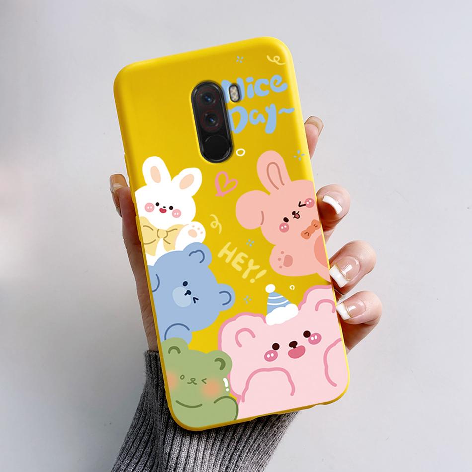 For Xiaomi Poco Pocophone F1 Case Cute Bear Cartoon Frog Painted Phone Silicone Shockproof Soft TPU Back Cover For Poco F1 Case Pocophone F1
For Xiaomi Poco Pocophone F1 Case Cute Bear Cartoon Frog Painted Phone Silicone Shockproof Soft TPU Back Cover For Poco F1 Case Pocophone F1