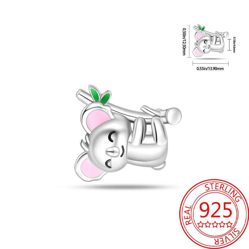 Authentic copper Charm Bead Charms Luxury PinkEared Koala Bead Charms Compatible With Bracelets Diy Women Making Delicate Gift Jewellery
Authentic copper Charm Bead Charms Luxury PinkEared Koala Bead Charms Compatible With Bracelets Diy Women Making Delicate Gift Jewellery
