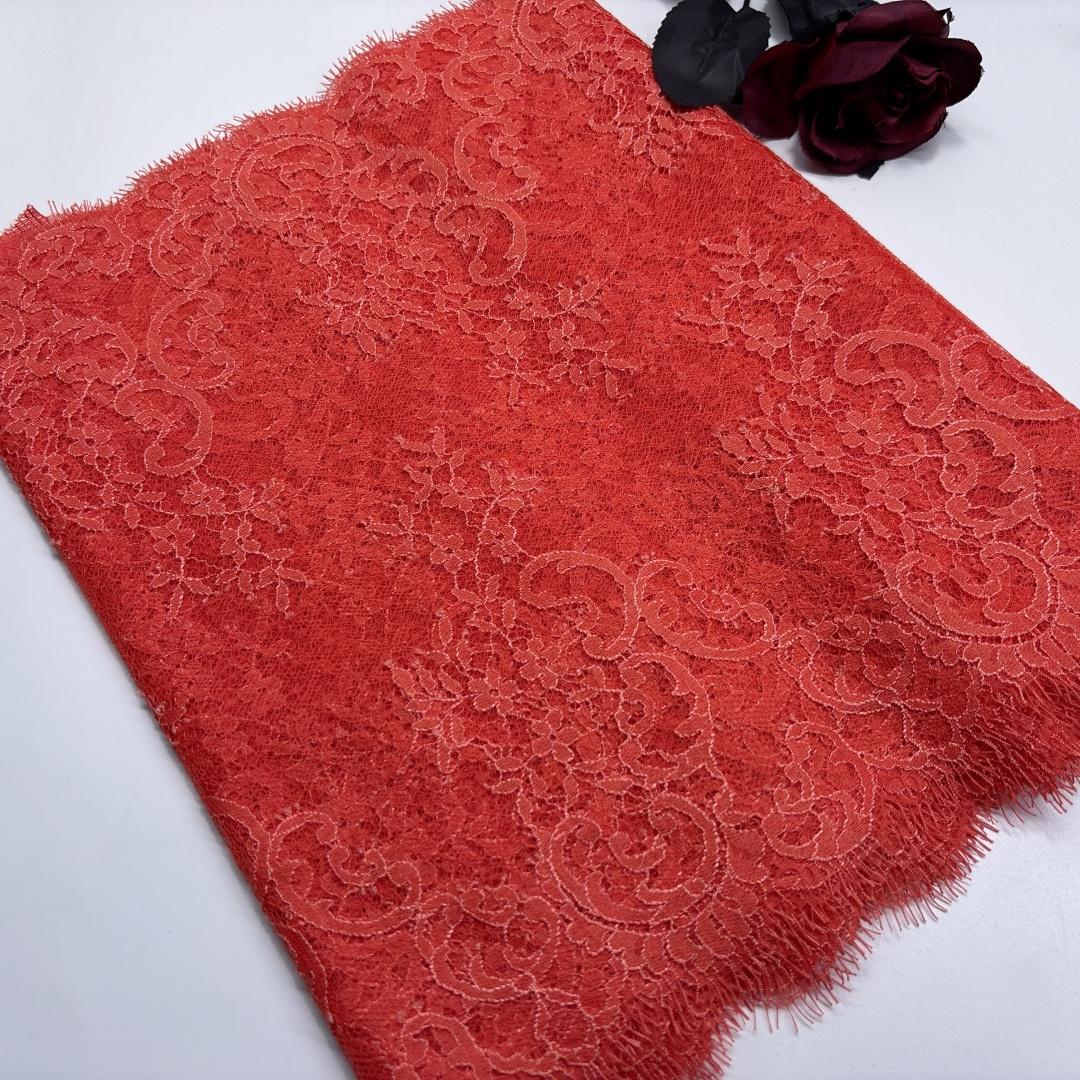 5m x 34cm French Chantilly Lace, Non-stretch Eyelash Mesh Lace Fabric for Lingerie, Bra, Underwear, Dress, Garment, Sewing & Crafting 5 meters x 34 cm киноварь
5m x 34cm French Chantilly Lace, Non-stretch Eyelash Mesh Lace Fabric for Lingerie, Bra, Underwear, Dress, Garment, Sewing & Crafting 5 meters x 34 cm киноварь