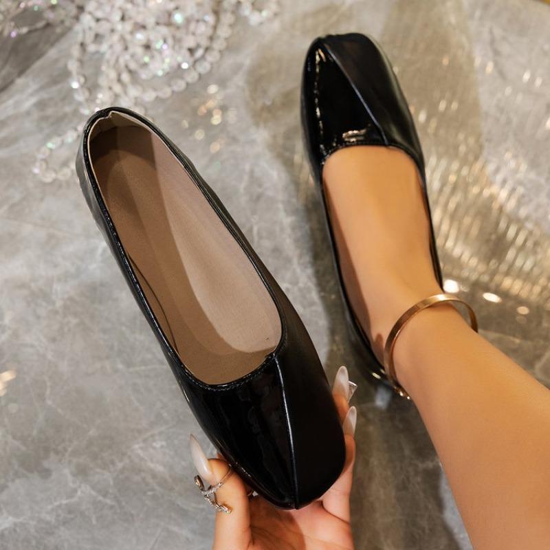 Elegant 2026 New Summer French Square Toe Cute Casual Flats Female Retro Shoe Low Heeled Soft Soled Flat Shoes 35 чорний
Elegant 2026 New Summer French Square Toe Cute Casual Flats Female Retro Shoe Low Heeled Soft Soled Flat Shoes 35 чорний