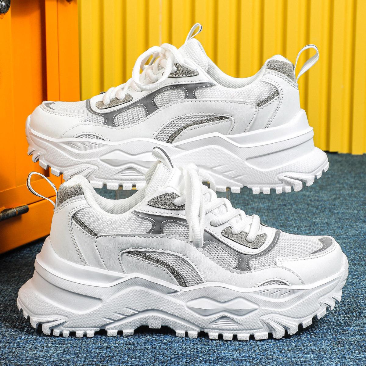 Thick-soled mesh heightening dad shoes casual sports shoes soft-soled breathable trendy shoes 35
Thick-soled mesh heightening dad shoes casual sports shoes soft-soled breathable trendy shoes 35