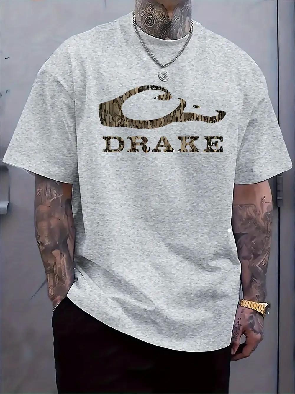 Camouflage DRAKE Graphic Print Short Sleeve T-shirt - Regular Fit Casual Summer Tee with Round Neck XXL
Camouflage DRAKE Graphic Print Short Sleeve T-shirt - Regular Fit Casual Summer Tee with Round Neck XXL