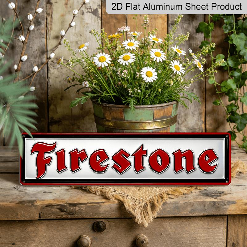 1pc of Classic Firestone Aluminum Sign 16.0X4.0 Inch - Vintage Wall Art, Retro Aluminum Decorative Sign for Kitchen, Garden or - Waterproof and 40cm x 10cm
1pc of Classic Firestone Aluminum Sign 16.0X4.0 Inch - Vintage Wall Art, Retro Aluminum Decorative Sign for Kitchen, Garden or - Waterproof and 40cm x 10cm