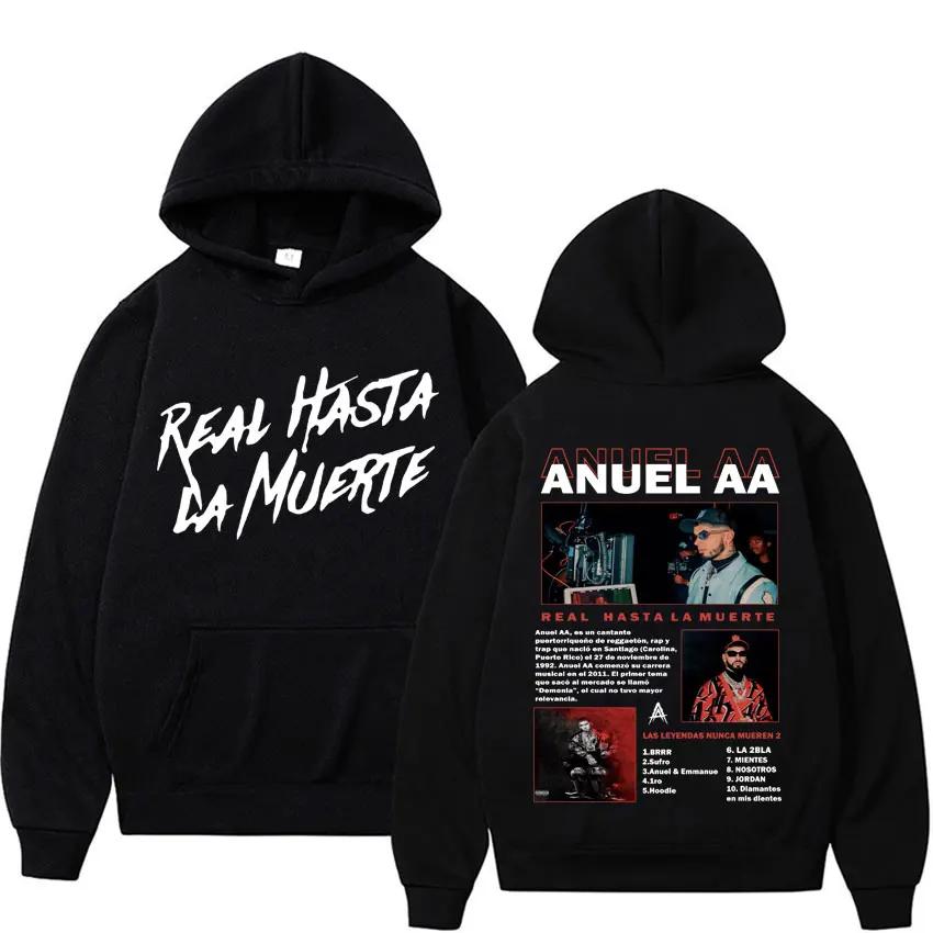 Rapper Anuel AA Real Hasta La Muerte Hoodies Men Women Hip Hop Retro Style Sweatshirt Pullover Harajuku Fashion Oversized Hooded 3XL
Rapper Anuel AA Real Hasta La Muerte Hoodies Men Women Hip Hop Retro Style Sweatshirt Pullover Harajuku Fashion Oversized Hooded 3XL