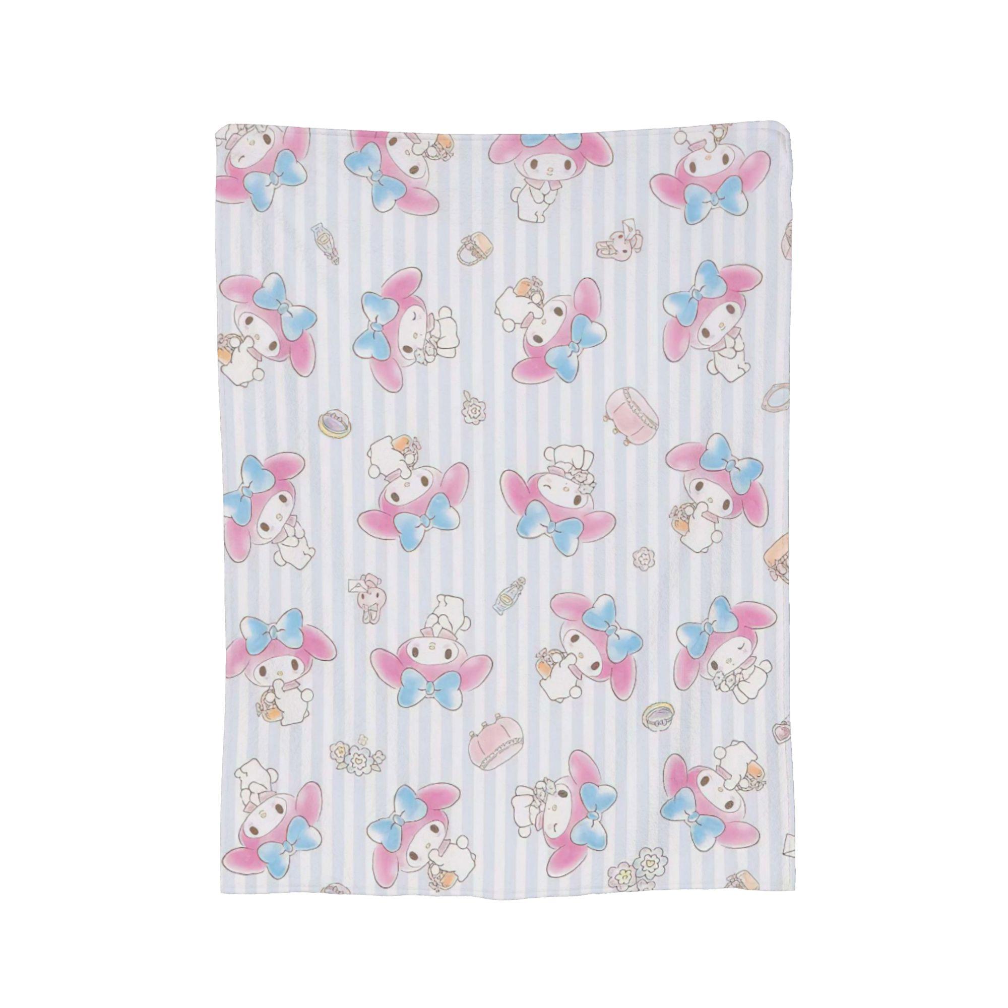 Pink My Melody Pattern Fleece Throw Blanket Cute Cartoon Blanket for Bed Office Ultra-Soft Bedding Throws, 75x90cm
Pink My Melody Pattern Fleece Throw Blanket Cute Cartoon Blanket for Bed Office Ultra-Soft Bedding Throws, 75x90cm