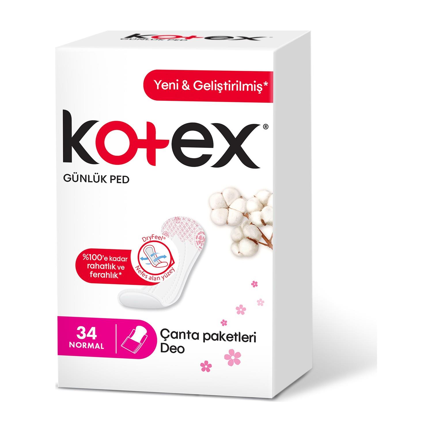 Kotex Normal Daily Pad 34 Дезодорант
Kotex Normal Daily Pad 34 Дезодорант