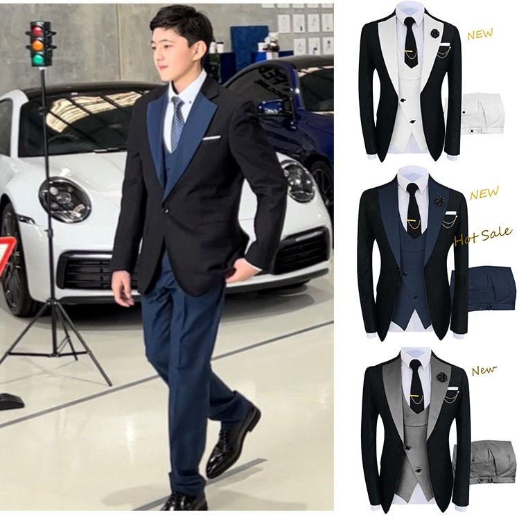 Danmo костюм Slim Fit мужские костюмы Slim Fit деловые костюмы жениха черные смокинги для официальных свадебных костюмов пиджак брюки жилет 3 шт. XXXXL белый
Danmo костюм Slim Fit мужские костюмы Slim Fit деловые костюмы жениха черные смокинги для официальных свадебных костюмов пиджак брюки жилет 3 шт. XXXXL белый