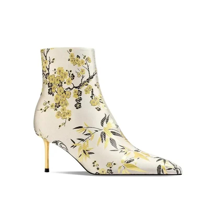 Fashion Hot Selling 2025 Winter Fashion Women Boots High Heel Sexy Chelsea Boots Pointed Toed Party Shoes Female Trend Ankle Boots Mujer 35 покинуть белый
Fashion Hot Selling 2025 Winter Fashion Women Boots High Heel Sexy Chelsea Boots Pointed Toed Party Shoes Female Trend Ankle Boots Mujer 35 покинуть белый