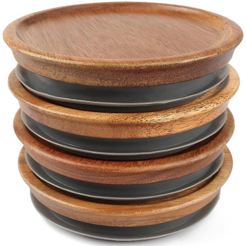 Good-4PCS Regular Mouth Jar Lids Wooden Jar Tops With Airtight Silicone Seal For Regular Mouth Jar
Good-4PCS Regular Mouth Jar Lids Wooden Jar Tops With Airtight Silicone Seal For Regular Mouth Jar
