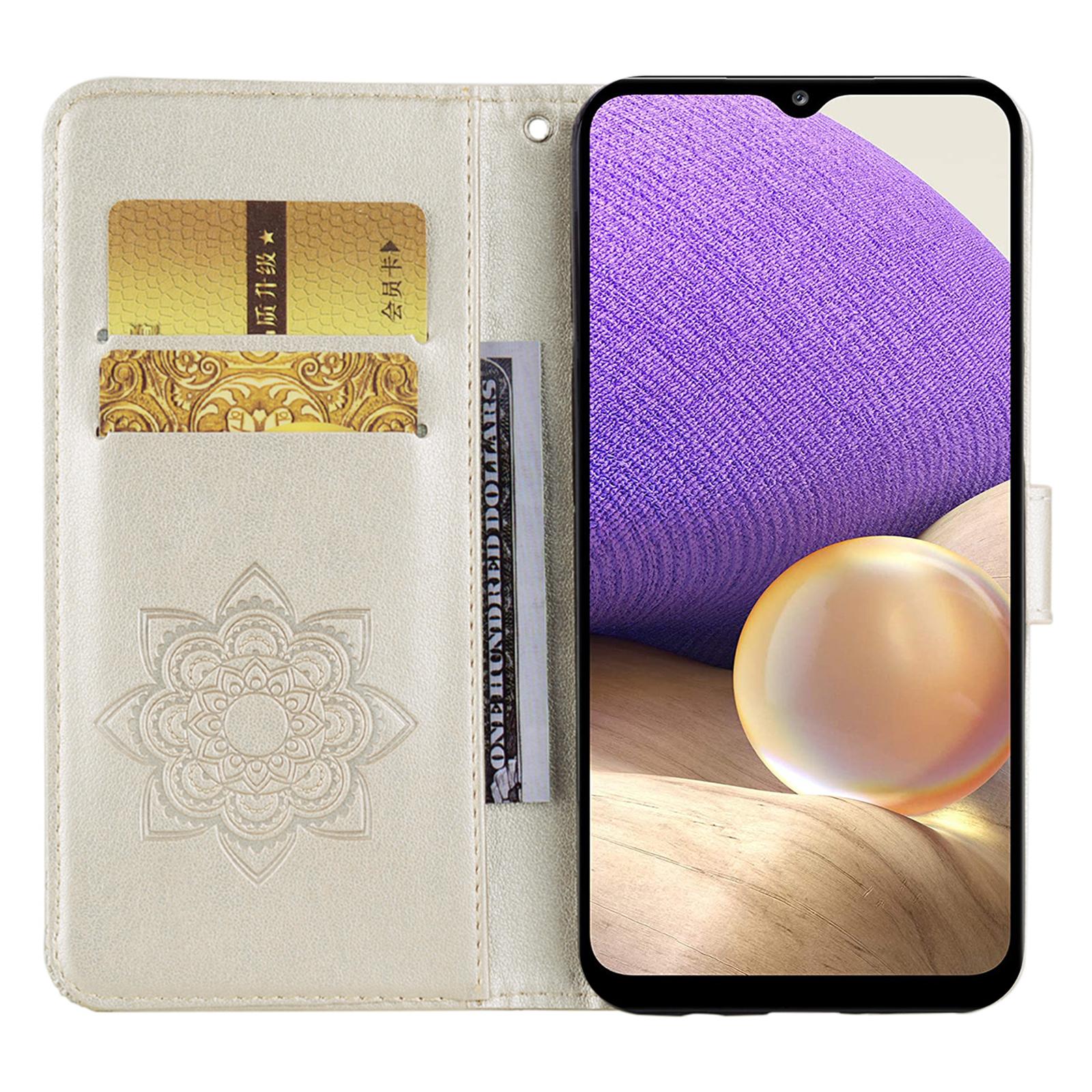 For Samsung Galaxy S25+ Wallet Case Owl Flower Imprinted Rhinestone Leather Cover Gold 
For Samsung Galaxy S25+ Wallet Case Owl Flower Imprinted Rhinestone Leather Cover Gold