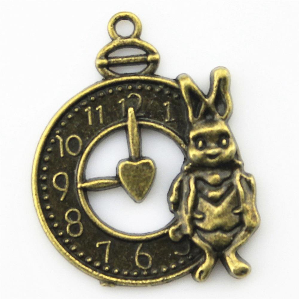 4шт подвески в виде кролика и часов античная бронза цвет цинковый сплав 31х25мм
4шт подвески в виде кролика и часов античная бронза цвет цинковый сплав 31х25мм