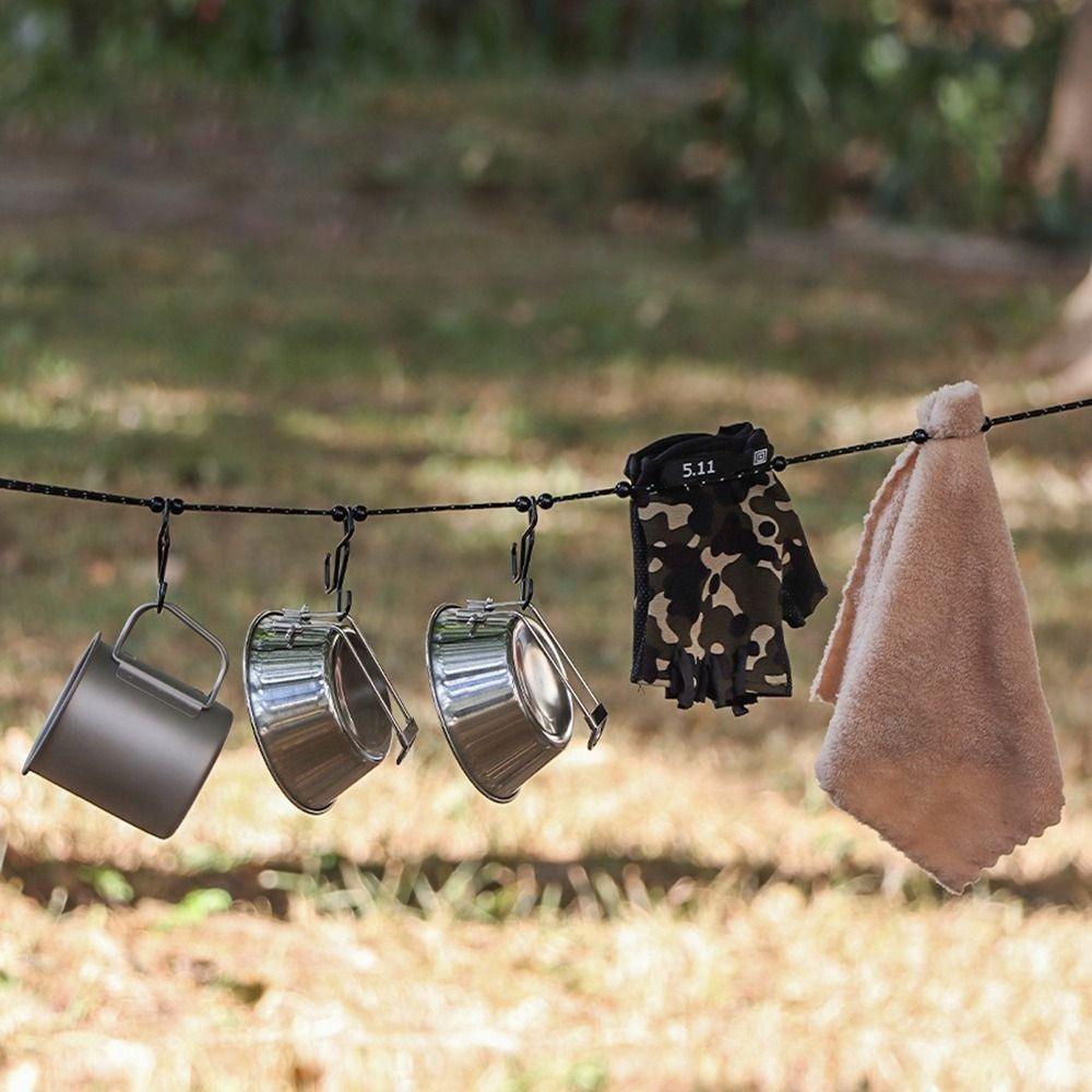 Adjustable 3M Clothing Clothesline for Outdoor Portable Travel Camping Clothesline Black-3M чорний
Adjustable 3M Clothing Clothesline for Outdoor Portable Travel Camping Clothesline Black-3M чорний