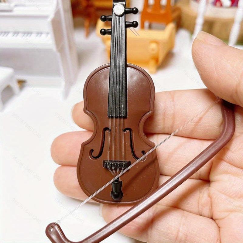1 шт. Кукольный домик Мини Рождественская скрипка с текстурой дерева Инструмент Симуляция Миниатюрная модель домашней сцены Декор Аксессуары
1 шт. Кукольный домик Мини Рождественская скрипка с текстурой дерева Инструмент Симуляция Миниатюрная модель домашней сцены Декор Аксессуары