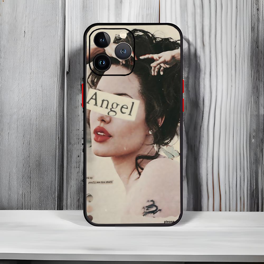Famous Hollywood Actress A-Angelina Jolies Phone Case Black Matte Thin Phone Case For iPhone17 16 15 14 13 ProMax iphone17air
Famous Hollywood Actress A-Angelina Jolies Phone Case Black Matte Thin Phone Case For iPhone17 16 15 14 13 ProMax iphone17air