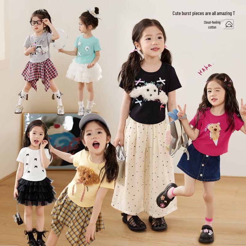 LUSON Okids Girls Cartoon Short Sleeve T-Shirt 80
LUSON Okids Girls Cartoon Short Sleeve T-Shirt 80