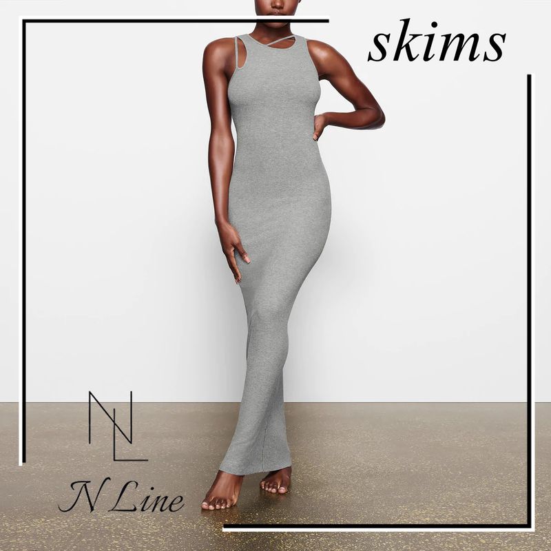 Fashion Straight Skims Kardashian Same Style Irregular Sleeveless Pure Color Sexy Dress Skinny Sheath Dress Brown M
Fashion Straight Skims Kardashian Same Style Irregular Sleeveless Pure Color Sexy Dress Skinny Sheath Dress Brown M