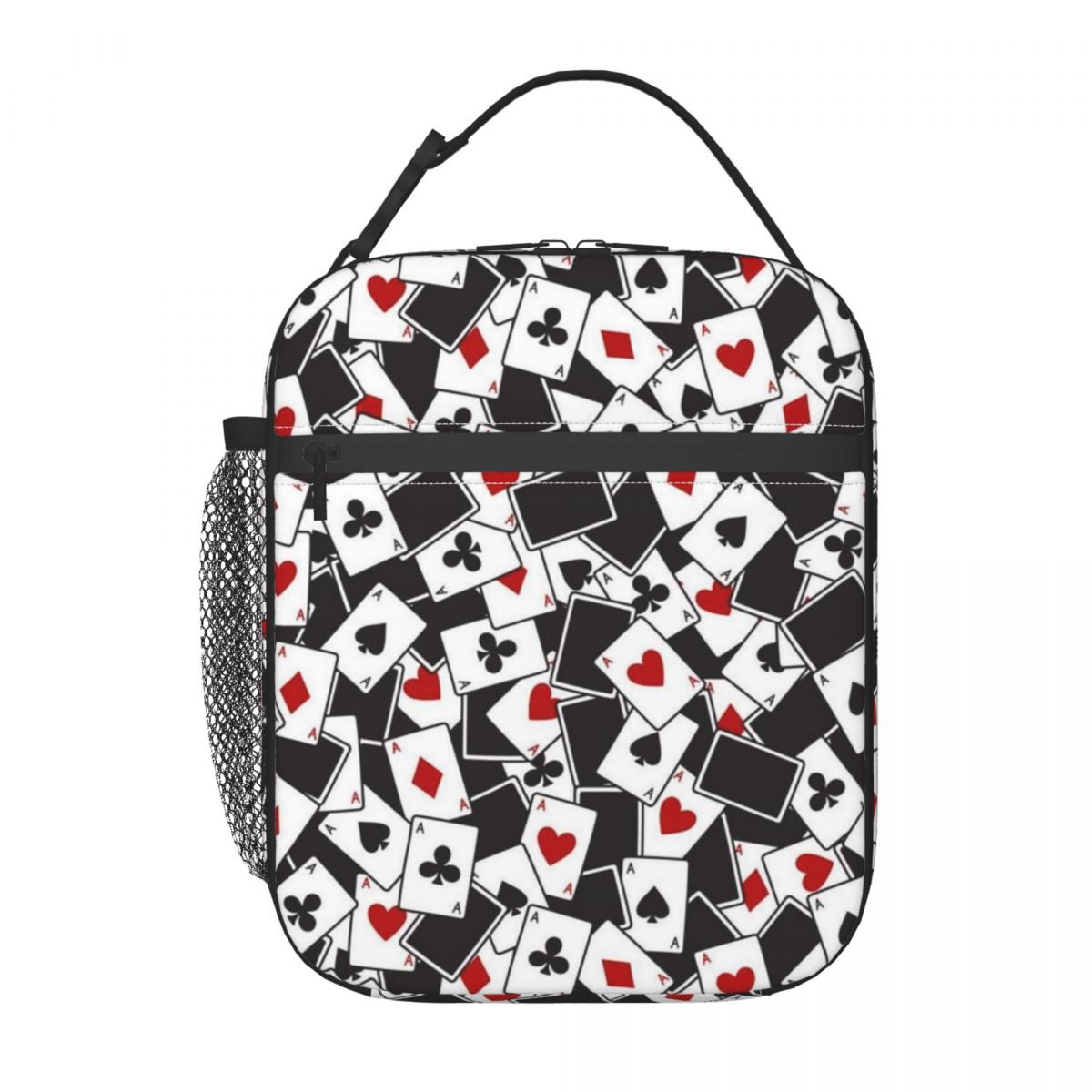 Poker Pattern Playing Card Insulated Lunch Bag for Women Children Portable Food Boxes Thermal Lunch Box Tote One Size
Poker Pattern Playing Card Insulated Lunch Bag for Women Children Portable Food Boxes Thermal Lunch Box Tote One Size