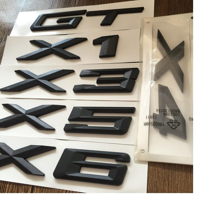 Matt Black Letters Trunk Emblems Number Symbols Badge for BMW X1 X3 X4 X5 X6 Z4 GT X 5
Matt Black Letters Trunk Emblems Number Symbols Badge for BMW X1 X3 X4 X5 X6 Z4 GT X 5