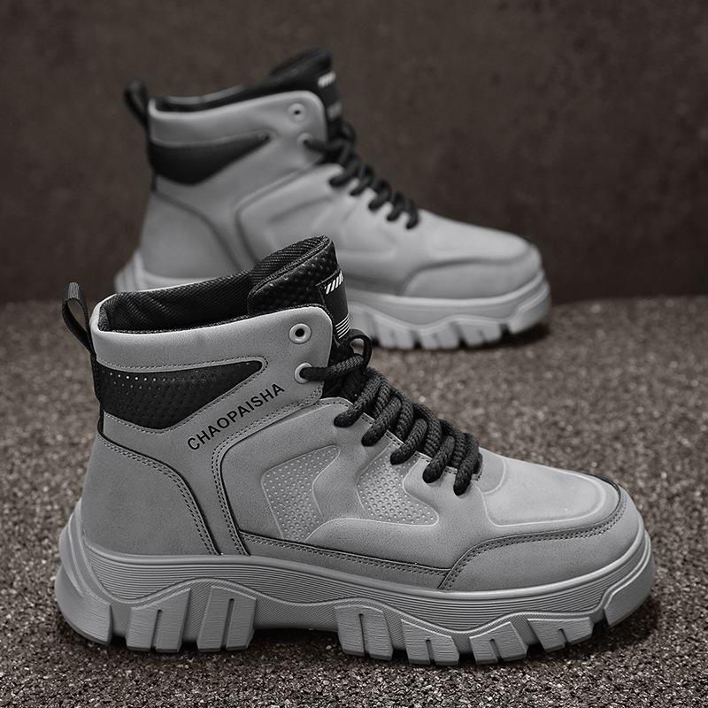 Men s shoes autumn and winter 2024 new men s high-top retro tooling casual height increase wear-resistant locomotive Martin boots tide 39
Men s shoes autumn and winter 2024 new men s high-top retro tooling casual height increase wear-resistant locomotive Martin boots tide 39