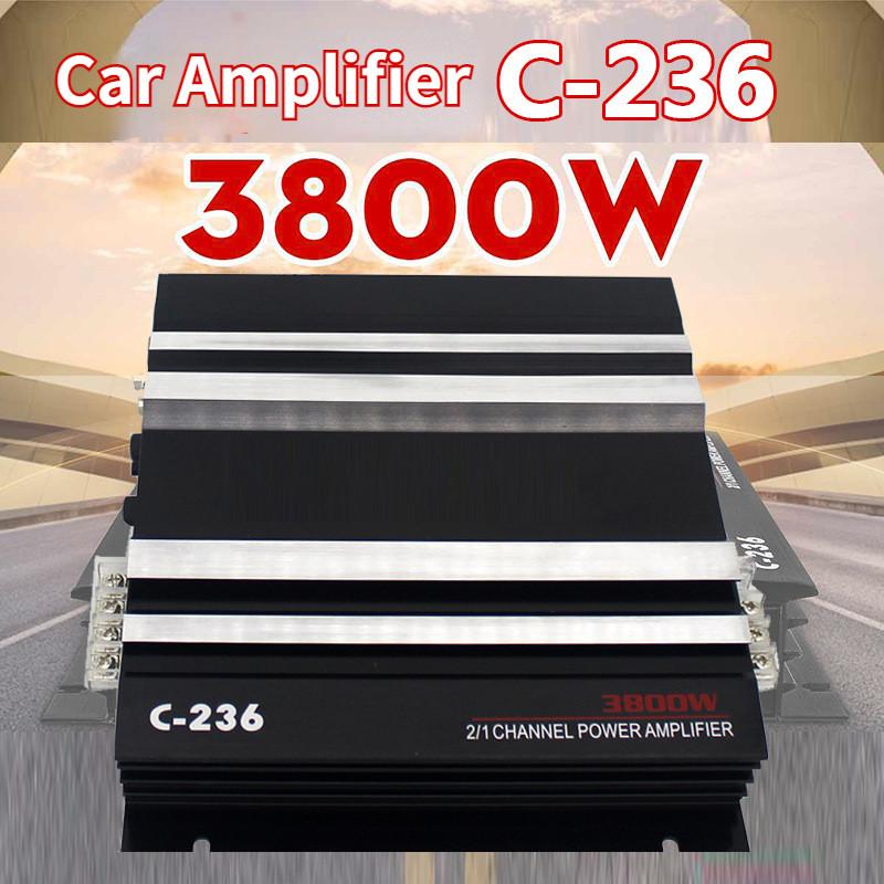 3800W High Power Car Amplifier 12V Portable Bass Speaker 2 Channel Aluminum Alloy Car Audio System 20* 20*5cm
3800W High Power Car Amplifier 12V Portable Bass Speaker 2 Channel Aluminum Alloy Car Audio System 20* 20*5cm